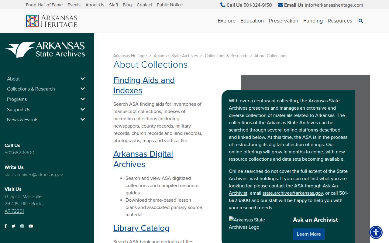 Arkansas State Archives for older Little River County arrest records