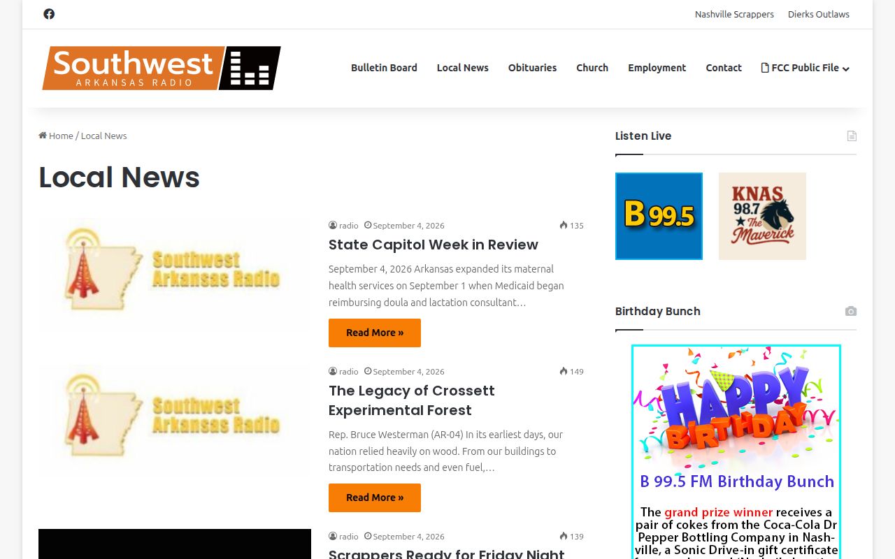 Southwest Arkansas Radio Little River County arrest news archive
